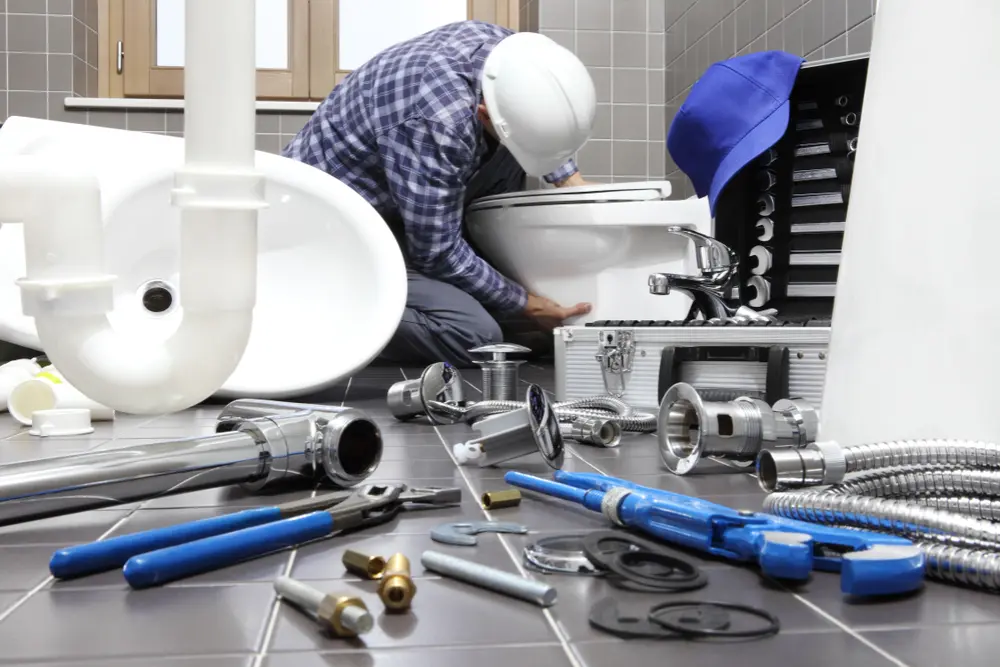 Map and images of properties in Orillia and North Bay where professional toilet installations are provided